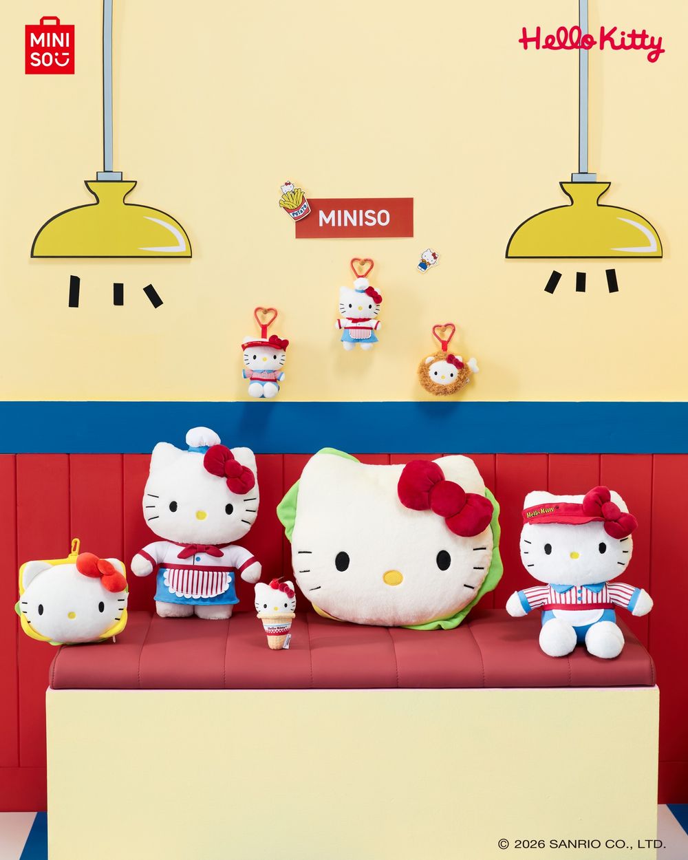 三麗鷗戰場再加一！MINISO驚喜聯名Hello Kitty！「薯條Kitty、大頭冰淇淋」全網坐等開賣！-4