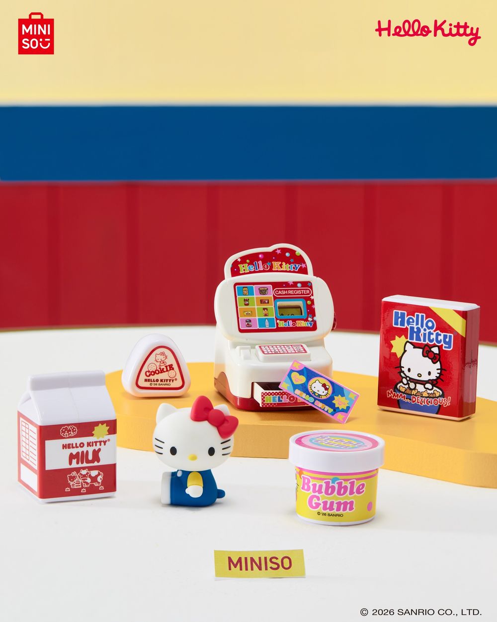 三麗鷗戰場再加一！MINISO驚喜聯名Hello Kitty！「薯條Kitty、大頭冰淇淋」全網坐等開賣！-5