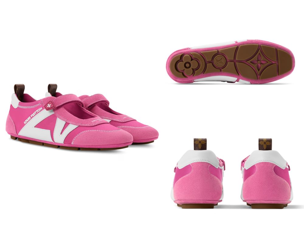 LV豁出去了！推出芭蕾感「瑪莉珍球鞋」櫃上直接搶瘋！上腳超修飾、預算就留給這一雙！-5