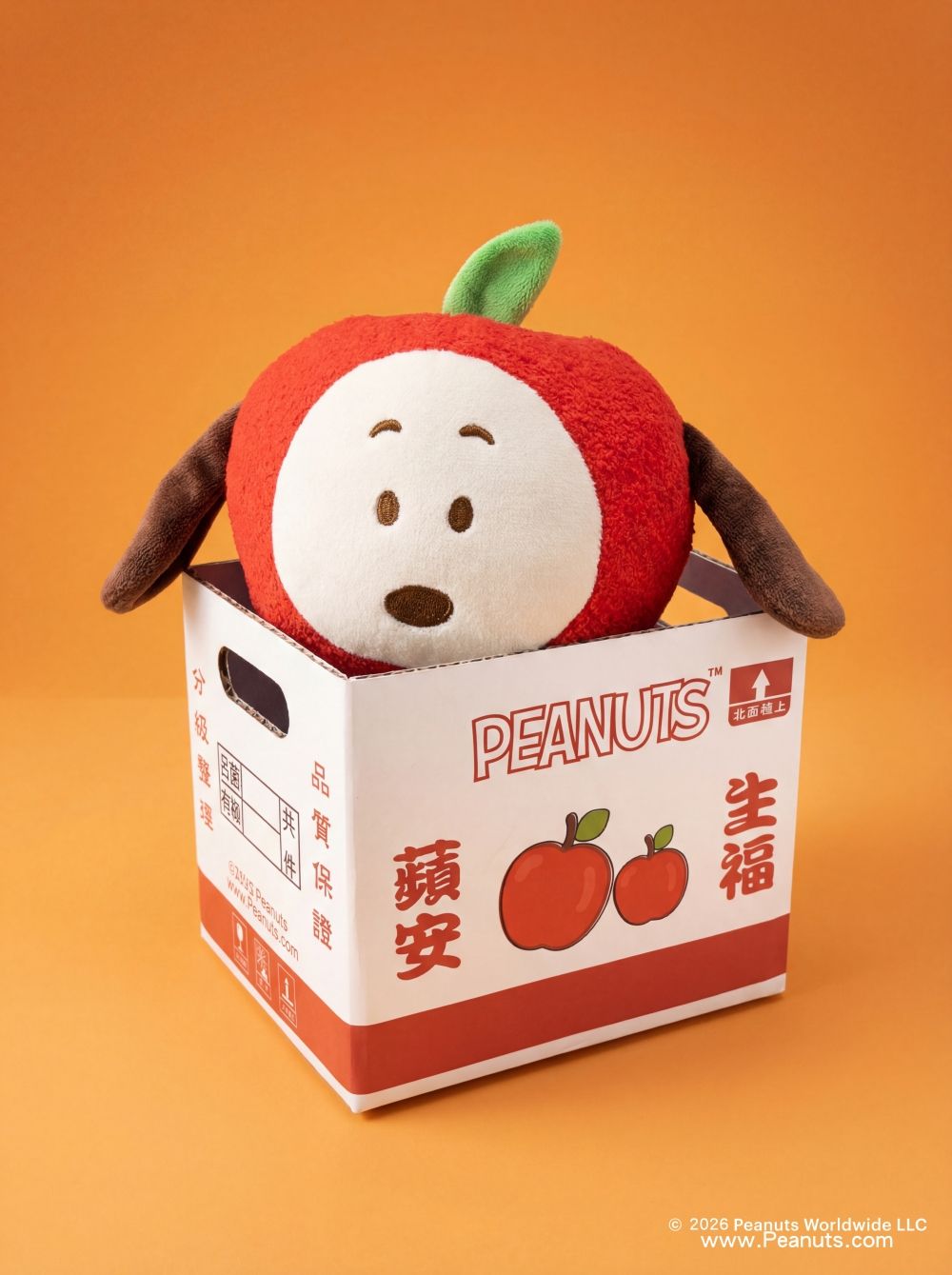 史上最萌新年禮盒！7-11開賣超呆萌「史努比水果禮盒」、蘋果史努比&招財鳳梨歐拉夫全都可愛翻！-5