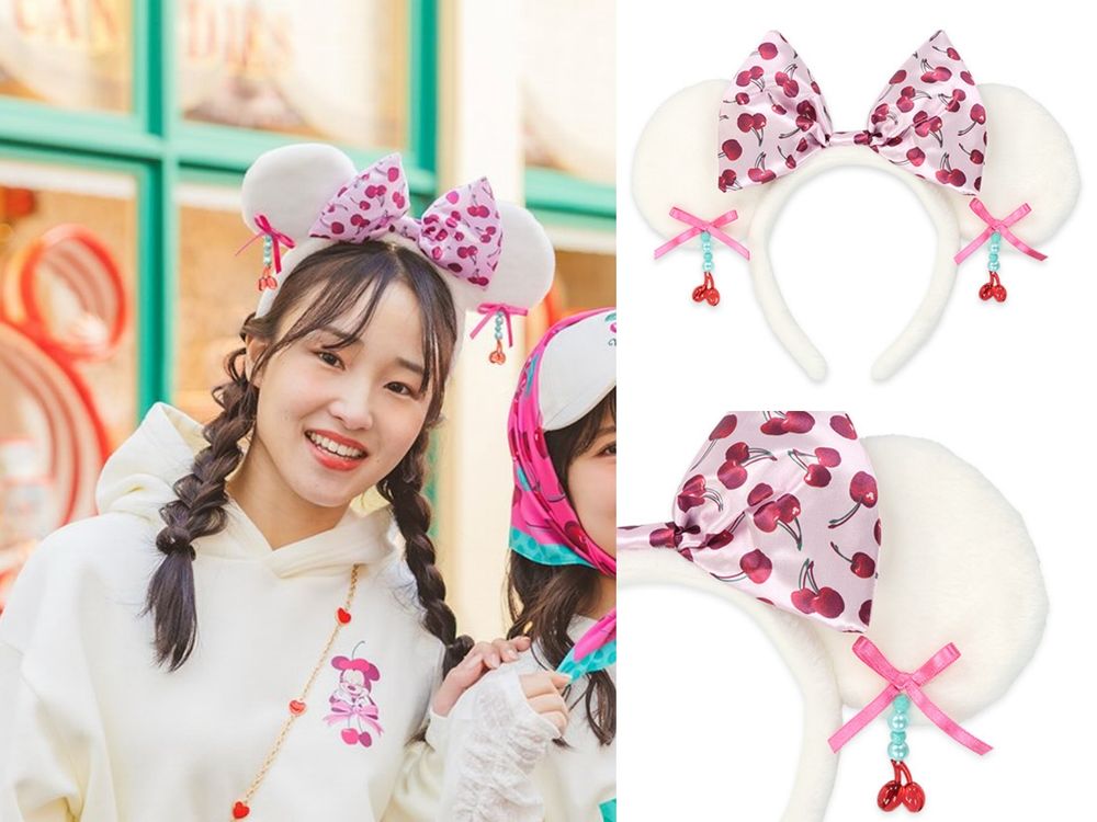 2026東京迪士尼最新必買周邊小物！超可愛「櫻桃米奇米妮鑰匙圈、櫻桃蝴蝶結米妮髮箍」全都想要！-9