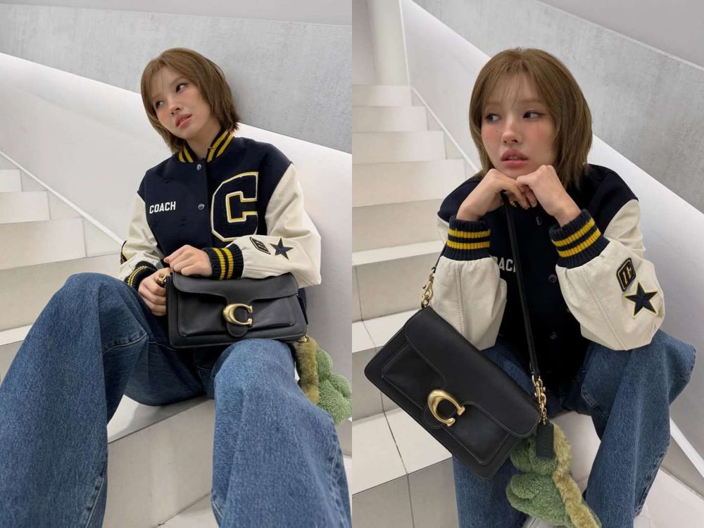 COACH大使i-dle田小娟飛紐約看秀啦！美式校園學姊感拉滿、手上「恐龍吊飾」粉絲狂問！-2