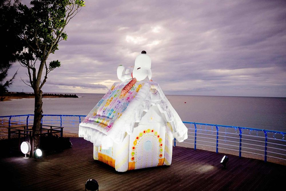 2026情人節限定打卡點！超巨大「史努比焦糖巧克力甜甜圈、露西波堤圈」主題燈飾限時30天登場！-7