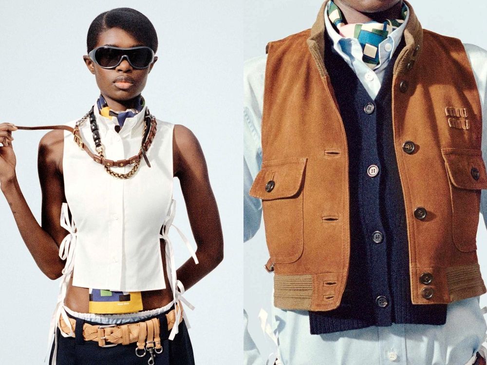 Miu Miu又帶起新風潮？！極致短「綁帶小背心」是接下來預爆款！Minnie也搶先穿上！-8