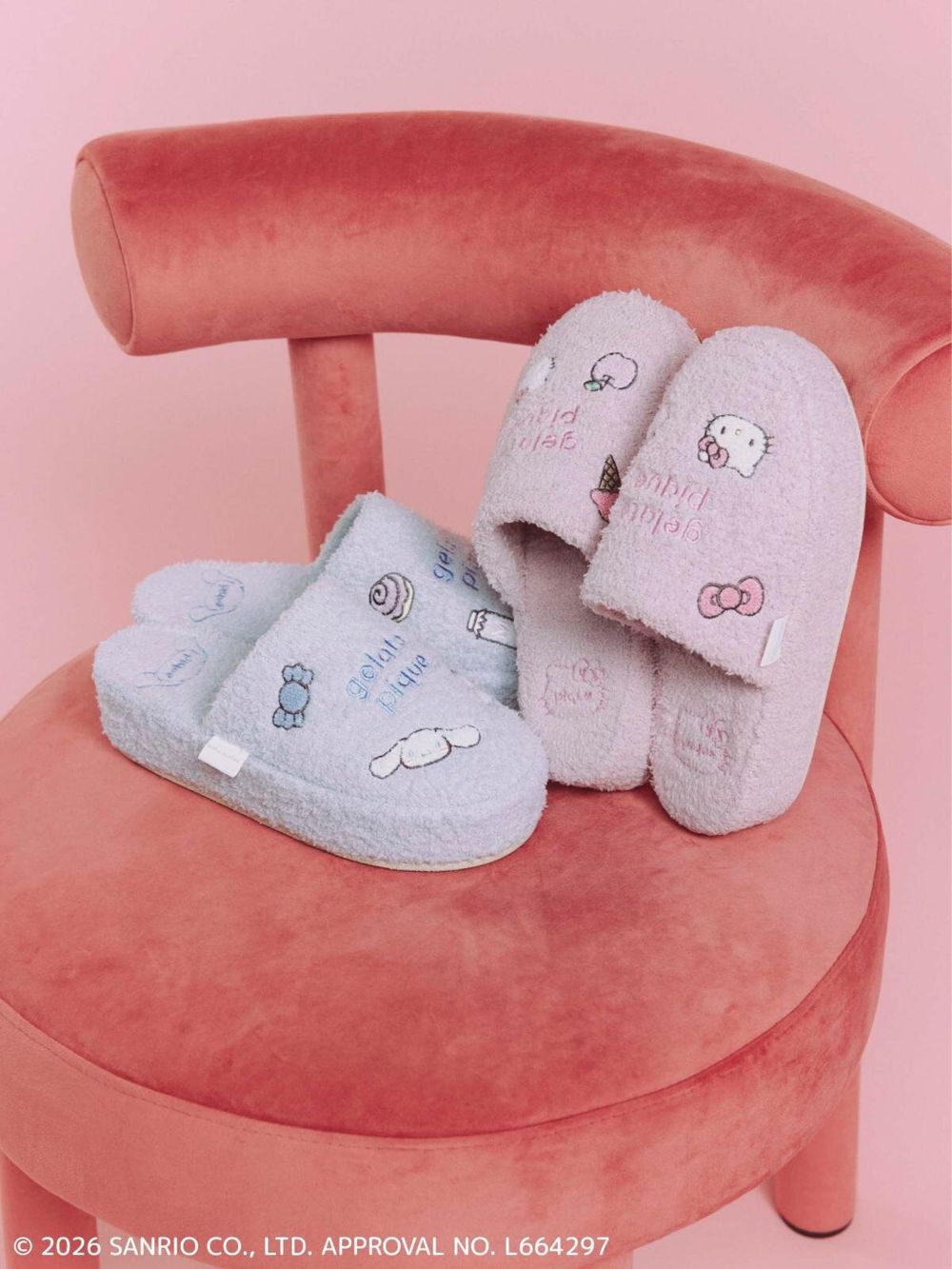 日牌居家服Gelato Pique首次聯名三麗鷗！Kitty、大耳狗「軟綿綿小臉」吊飾、睡衣可愛瘋掉！-15