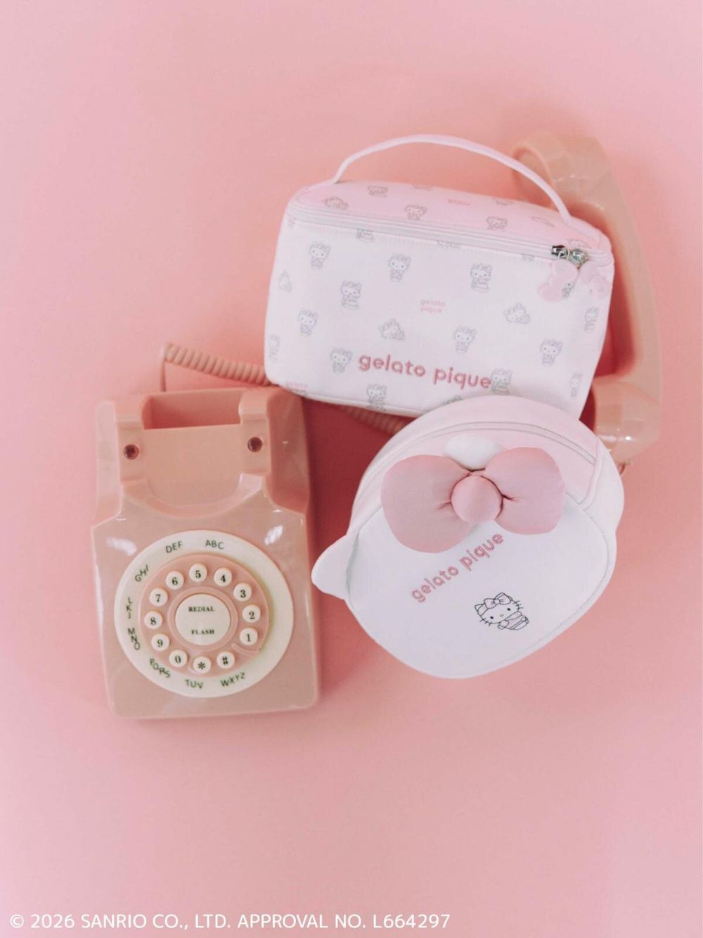 日牌居家服Gelato Pique首次聯名三麗鷗！Kitty、大耳狗「軟綿綿小臉」吊飾、睡衣可愛瘋掉！-14