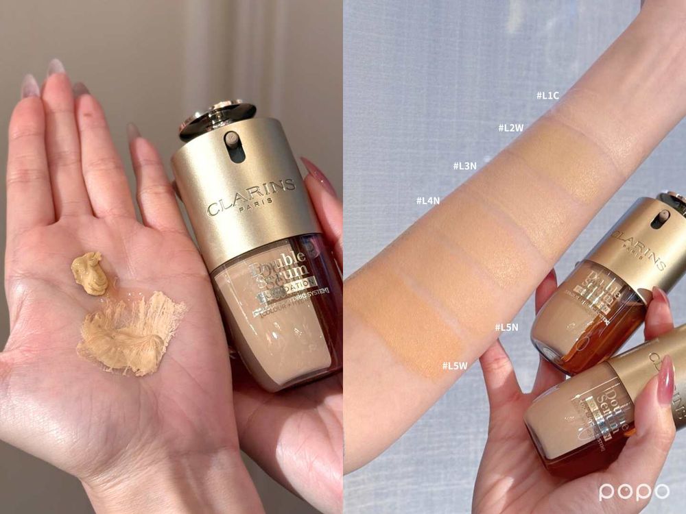 紅遍全球克蘭詩雙管粉底台灣開賣！經典雙萃入妝，精華＋光感粉底乳完美比例，打造真正能讓肌膚越來越細緻的養膚底妝！-7