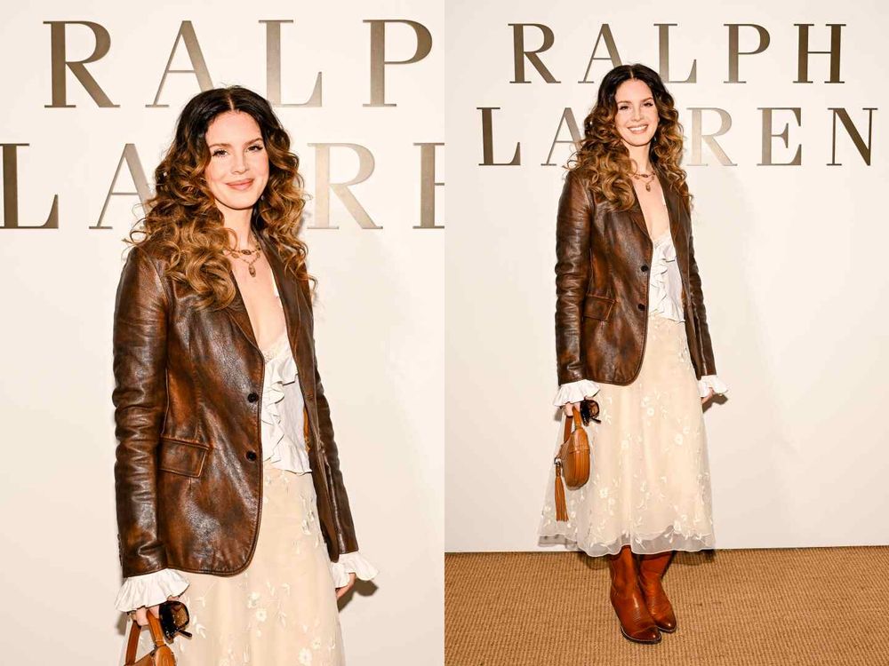 Ralph Lauren秀場全是女神！Krystal單穿黑Bra大秀川字腹肌、安海瑟薇大露美背辣度破表！-4