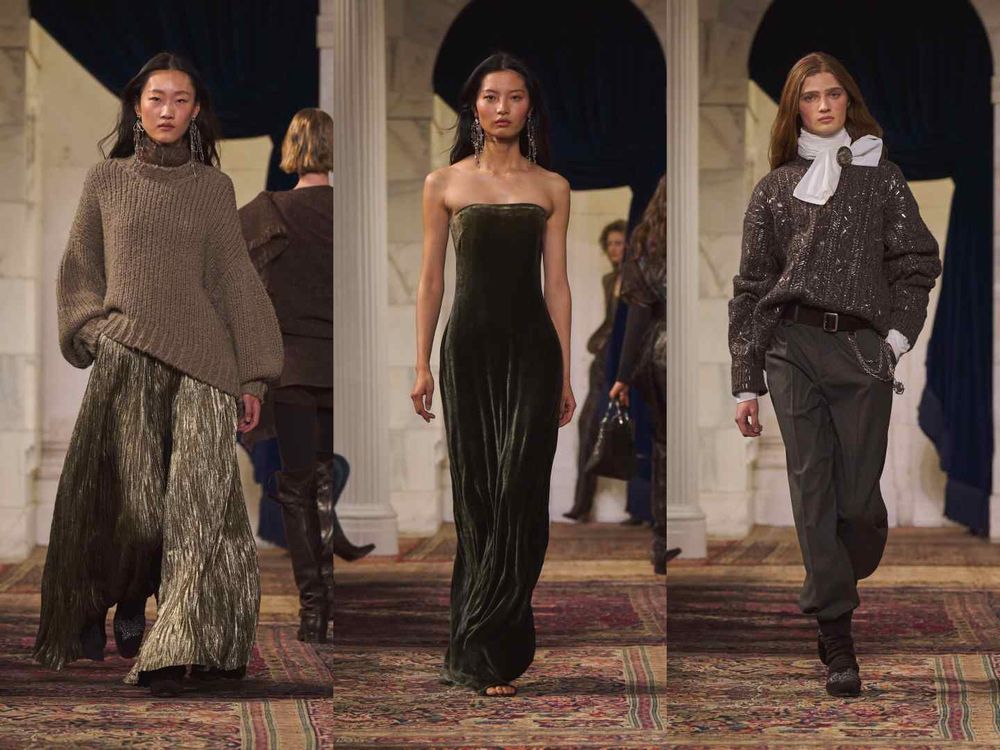 Ralph Lauren秀場全是女神！Krystal單穿黑Bra大秀川字腹肌、安海瑟薇大露美背辣度破表！-9