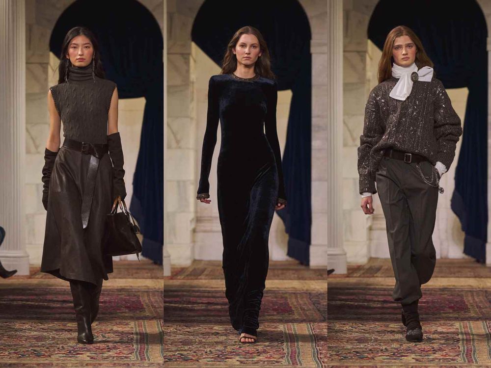 Ralph Lauren秀場全是女神！Krystal單穿黑Bra大秀川字腹肌、安海瑟薇大露美背辣度破表！-18