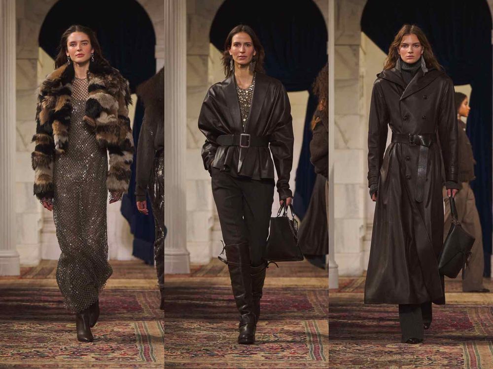 Ralph Lauren秀場全是女神！Krystal單穿黑Bra大秀川字腹肌、安海瑟薇大露美背辣度破表！-17