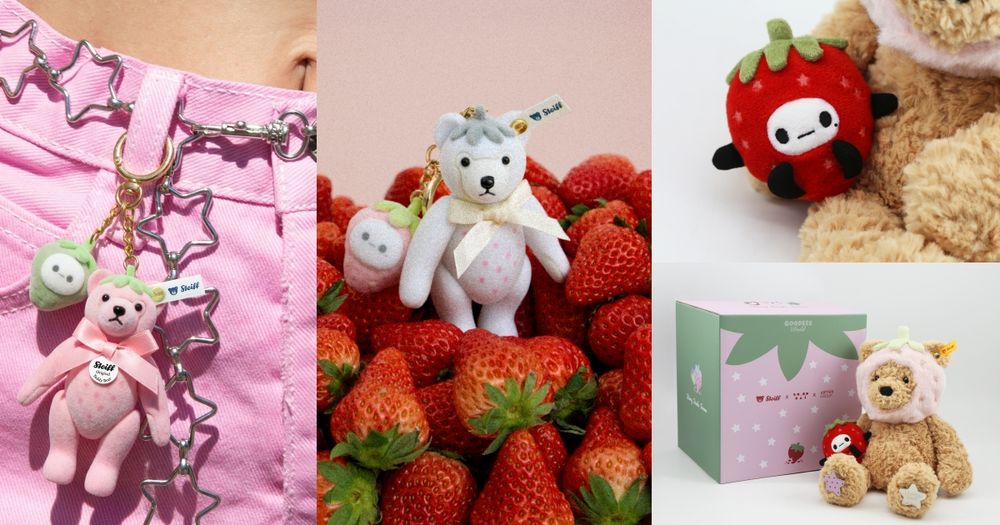 白敬亭品牌GOODBAI聯名德國Steiff泰迪熊！限量草莓泰迪熊這裡買得到、還有夢幻小熊屋快衝拍照！-1