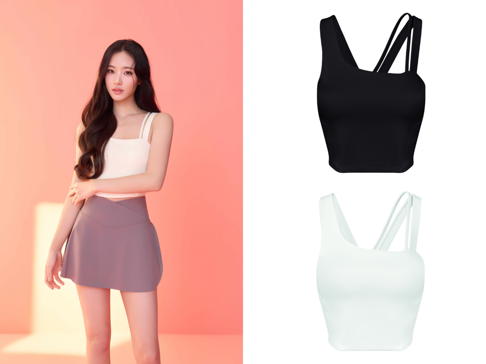 美胸王者又出手！黛安芬新品Lily許韶恩同款「運動背心、喇叭長褲」超顯瘦、想整套包下！-9