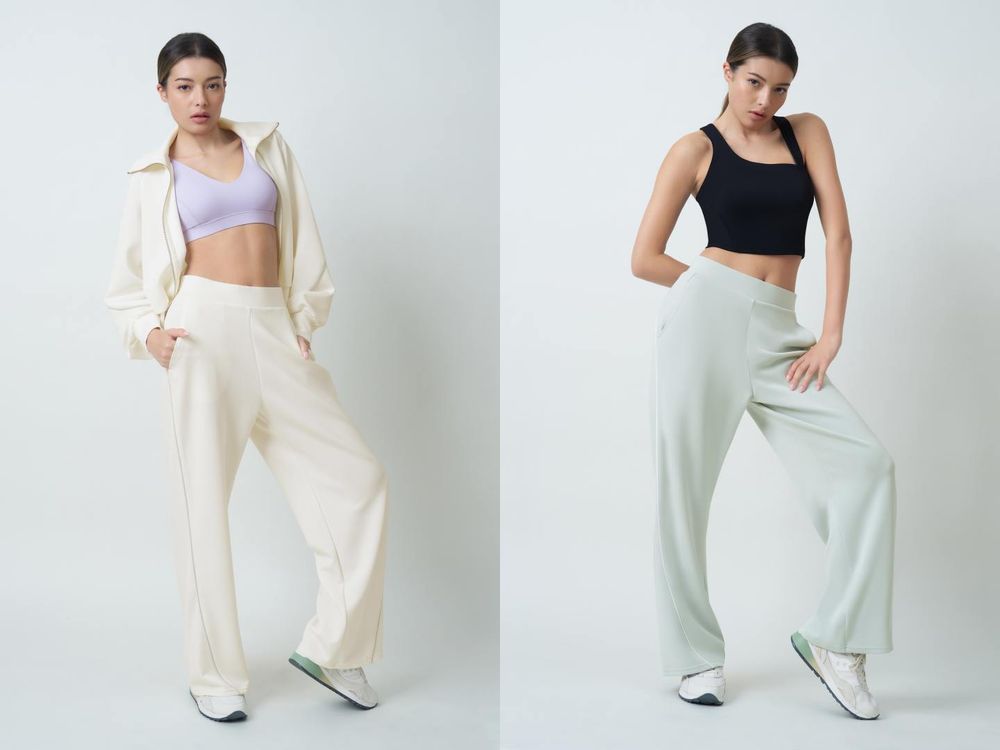 美胸王者又出手！黛安芬新品Lily許韶恩同款「運動背心、喇叭長褲」超顯瘦、想整套包下！-3
