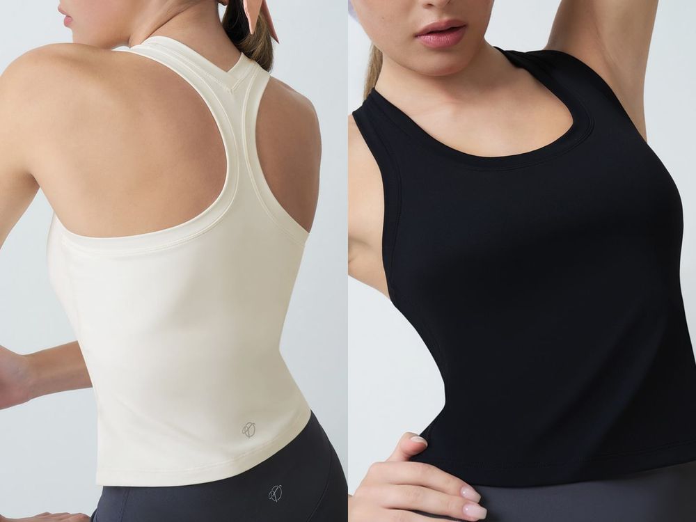 美胸王者又出手！黛安芬新品Lily許韶恩同款「運動背心、喇叭長褲」超顯瘦、想整套包下！-2