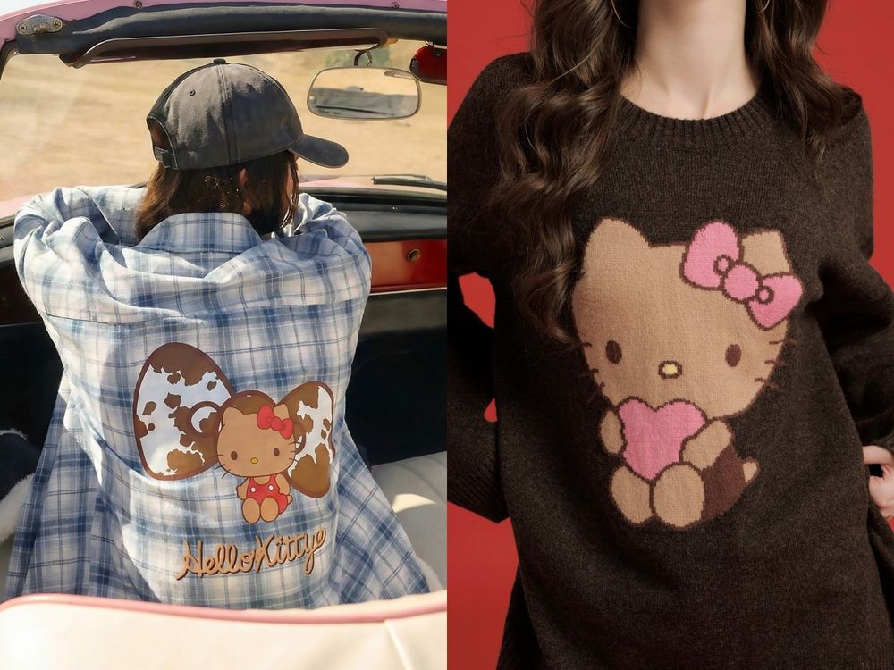 呼叫Kitty戰士！AIR SPACE再推「烤焦版Kitty」聯名！曬黑吊飾、小臉上衣...錯過會哭！-6