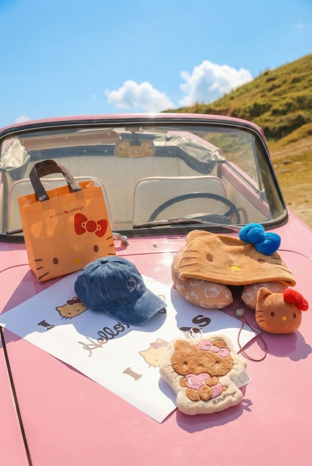 呼叫Kitty戰士！AIR SPACE再推「烤焦版Kitty」聯名！曬黑吊飾、小臉上衣...錯過會哭！-13