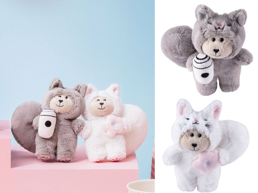 星巴克2026貓之日必買8大周邊推薦！「貓咪小熊鑰匙圈、白貓馬克杯、虎斑貓零錢包」全都太欠買！-3