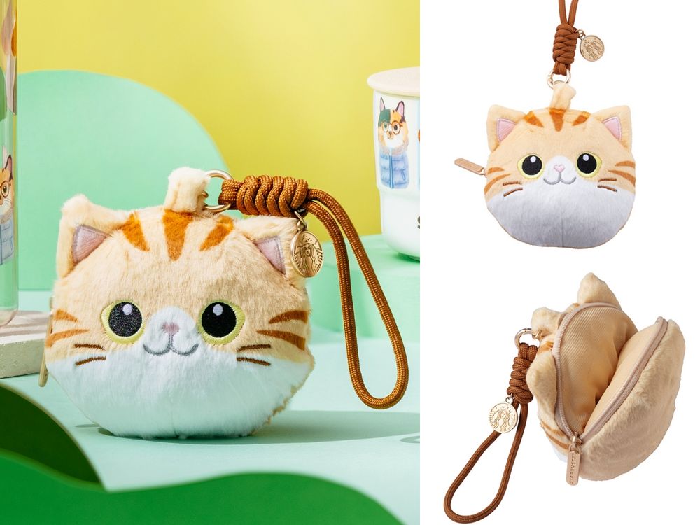 星巴克2026貓之日必買8大周邊推薦！「貓咪小熊鑰匙圈、白貓馬克杯、虎斑貓零錢包」全都太欠買！-7
