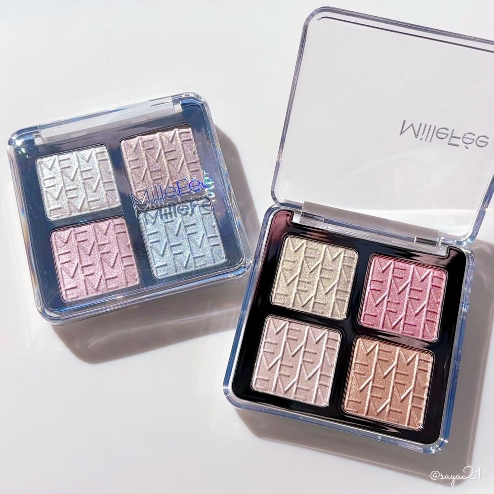 MilleFée早春新品根本迪奧打亮盤平替！韓星同款「偶像水光打亮盤」Q彈果凍質地爆紅，淚溝、打亮、腮紅一盤搞定！-3