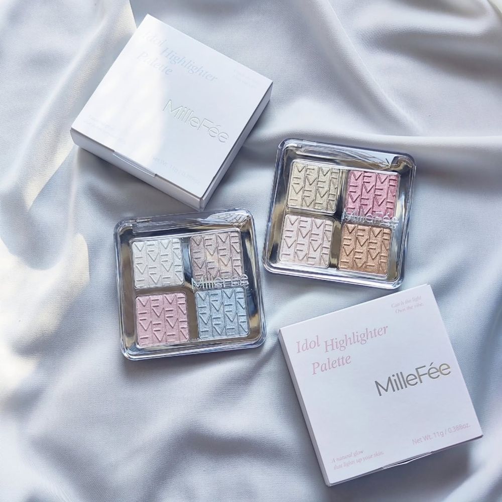 MilleFée早春新品根本迪奧打亮盤平替！韓星同款「偶像水光打亮盤」Q彈果凍質地爆紅，淚溝、打亮、腮紅一盤搞定！-7