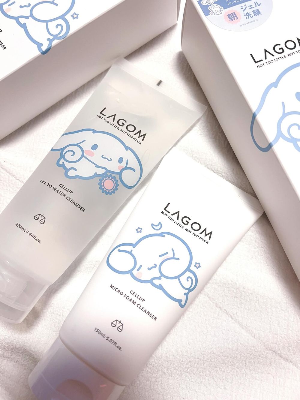 韓女最愛小眾潔顏品聯名三麗鷗大耳狗！LAGOM早安凝露、晚安泡泡換上療癒包裝，洗出水煮蛋嫩肌！-14