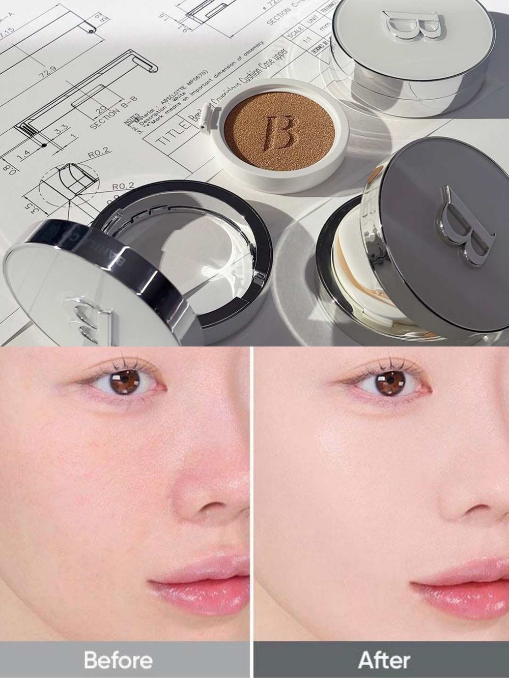 2026韓星同款氣墊粉餅推薦！LUNA經典遮瑕變身氣墊、BANILA CO白氣墊升級，espoir打造「會呼吸」的底妝！-14