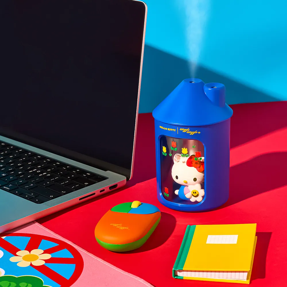 Hello Kitty跟韓國潮牌聯名啦！超可愛「抱小花凱蒂貓鑰匙圈、大頭Kitty毛絨拖鞋」全都太想買！-7