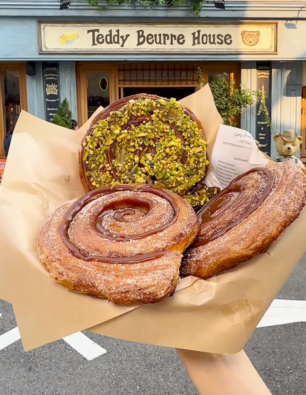 韓國首爾可頌名店Teddy Beurre House來了！爆療癒「杜拜巧克力可頌、焦糖奶油酥」這天登台！-2