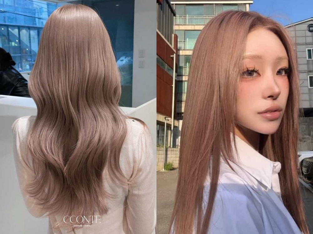 2026早春韓系髮色推薦！溫柔奶霧北鼻棕、清冷橄欖霧棕...，韓國髮廊詢問度破表「深銀棕」、染完秒變財閥千金！-7