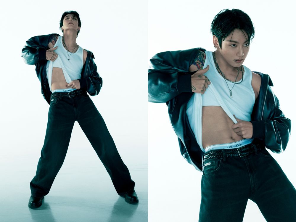 阿米們先跪謝Calvin Klein！柾國最新廣告根本「最強葉黃素」冰塊腹肌大放送！-4