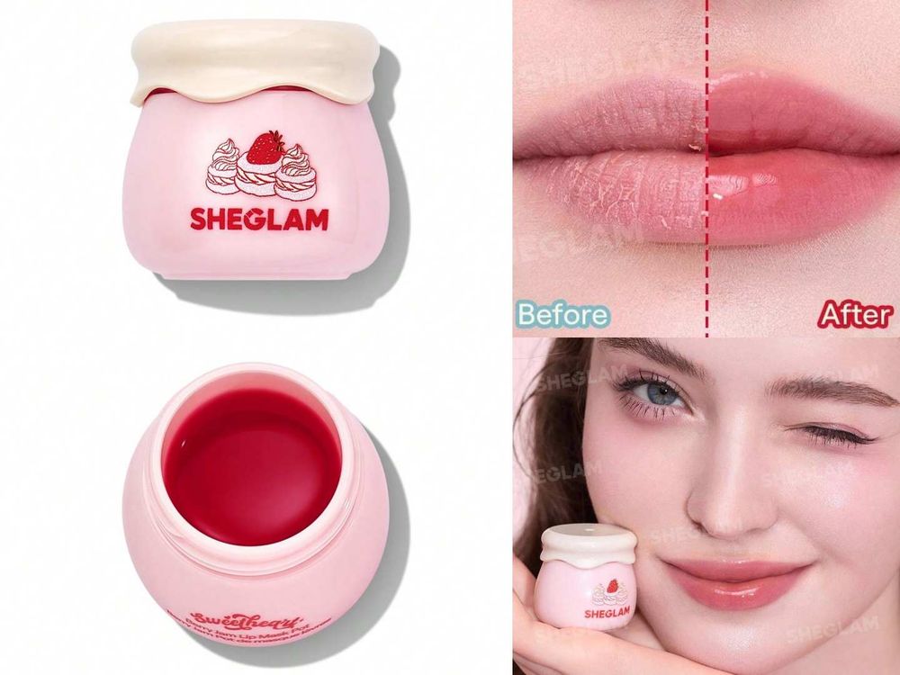 草莓甜點直接變妝容！SHEGLAM早春「草莓奶油甜點」彩妝夢幻登場，奶油飾底乳、草莓蛋糕腮紅霜、牛奶水可愛到犯規！-11