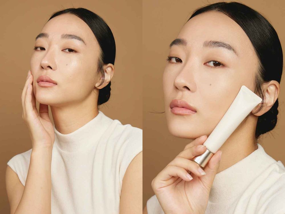 像敷面膜一樣上妝！RMK全新「水凝底霜＋香檳濕光打亮」，一抹水膜光感完成，裸肌光澤直接推到天花板！-9