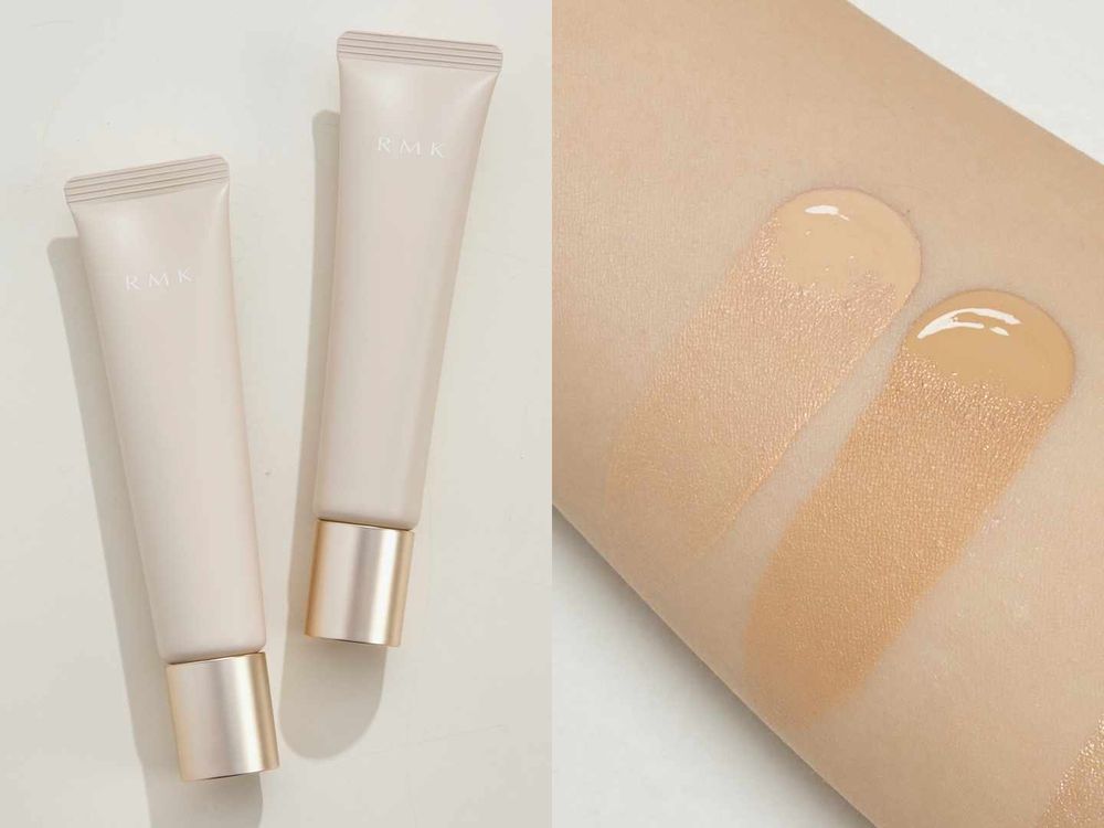 像敷面膜一樣上妝！RMK全新「水凝底霜＋香檳濕光打亮」，一抹水膜光感完成，裸肌光澤直接推到天花板！-10