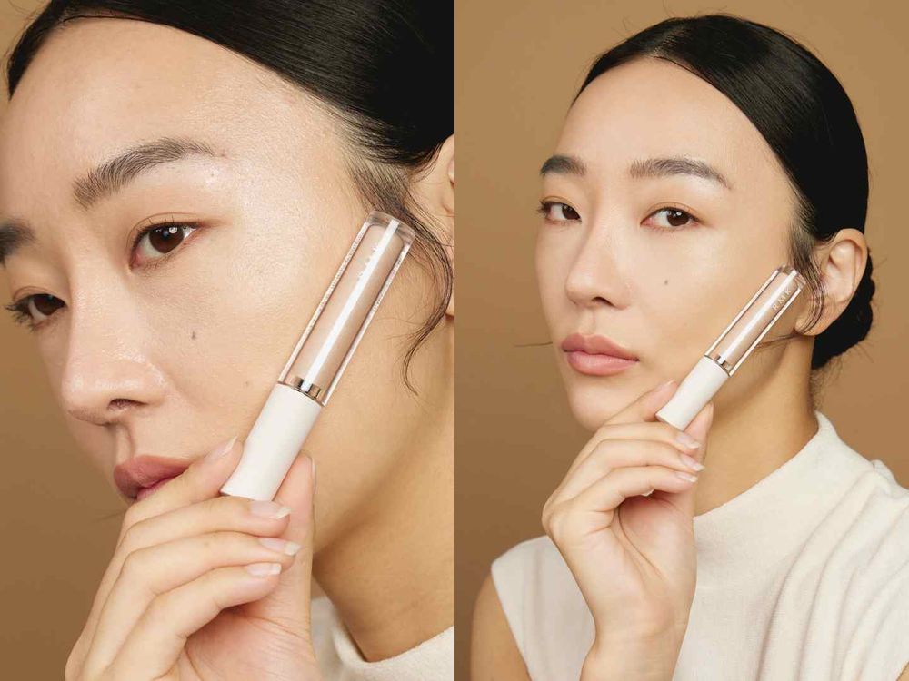 像敷面膜一樣上妝！RMK全新「水凝底霜＋香檳濕光打亮」，一抹水膜光感完成，裸肌光澤直接推到天花板！-11