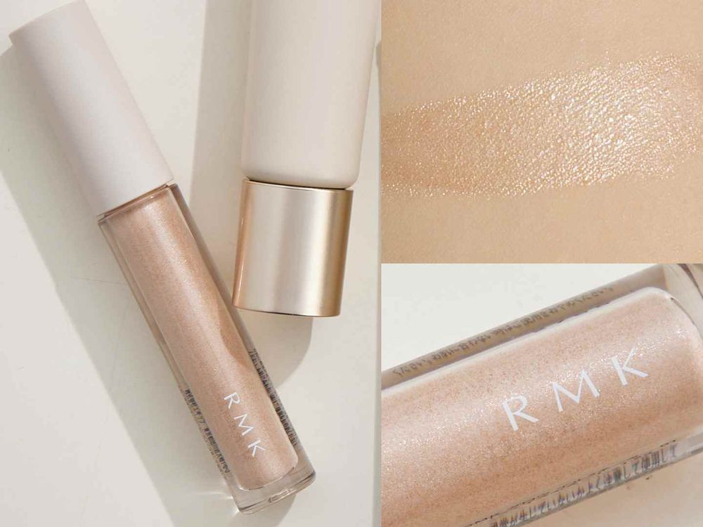 像敷面膜一樣上妝！RMK全新「水凝底霜＋香檳濕光打亮」，一抹水膜光感完成，裸肌光澤直接推到天花板！-13