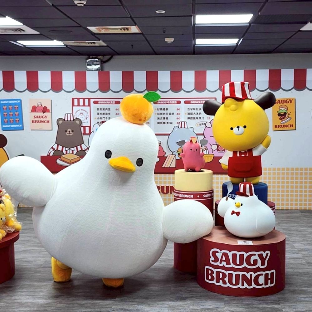 dtto friends早午餐主題快閃店來了！超巨大「腸太郎玩偶」脆友都在搶、滿額再送萌翻立牌！-1