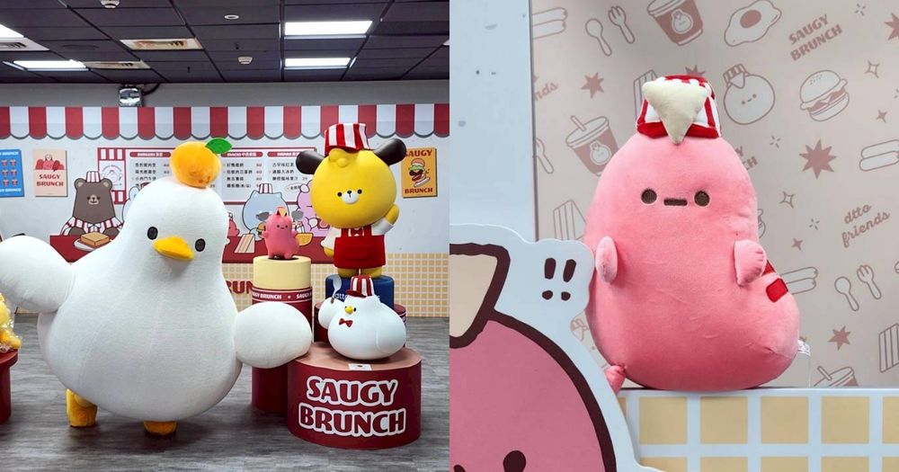 dtto friends早午餐主題快閃店來了！超巨大「腸太郎玩偶」脆友都在搶、滿額再送萌翻立牌！-10