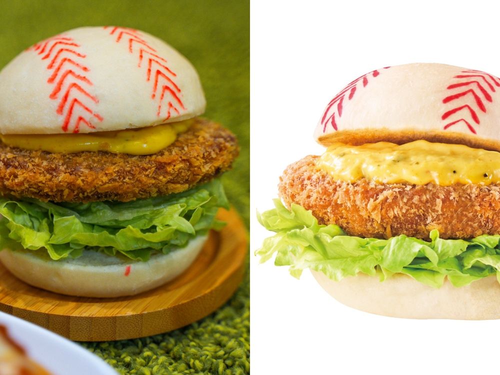 摩斯漢堡推WBC主題「炸和牛棒球堡、雙倍起司披薩熱狗堡」！買再送超可愛棒球造型貼紙！-4