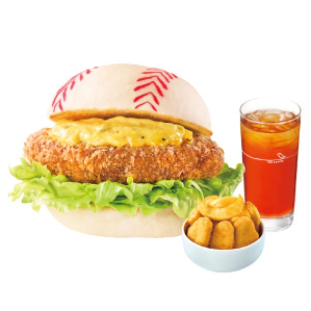 摩斯漢堡推WBC主題「炸和牛棒球堡、雙倍起司披薩熱狗堡」！買再送超可愛棒球造型貼紙！-10