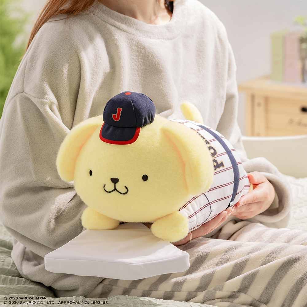 三麗鷗最新棒球系列TAITO賞也太燒！「滑壘布丁狗玩偶、大耳狗棒球抱枕」萌炸必收藏！-11