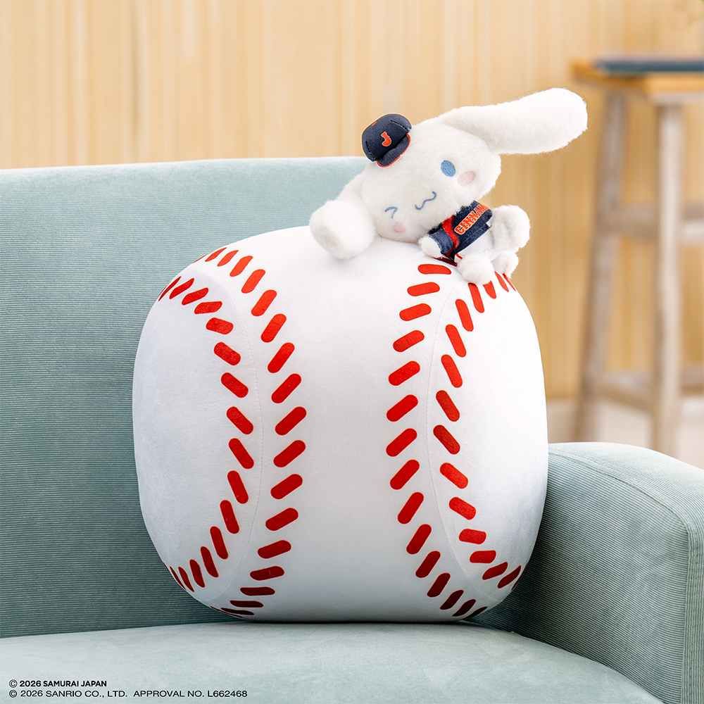三麗鷗最新棒球系列TAITO賞也太燒！「滑壘布丁狗玩偶、大耳狗棒球抱枕」萌炸必收藏！-10