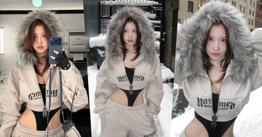 Momo超辣穿搭全網瘋狂！「危險深V連體衣」凹凸有致好身材、不愧是美胸女神代表！-1