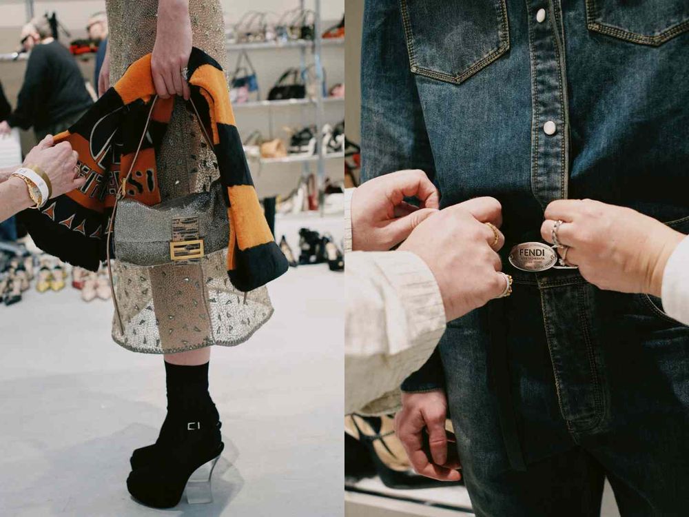 FENDI米蘭大秀SKZ方燦、LE SSERAFIM允眞夢幻同框！紳士手瞬間被捕捉、全網都心動！-8