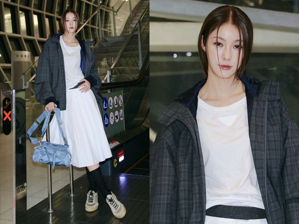 Prada超狂時裝週陣容出發了！卡寶這次不缺席、ATEEZ友榮「乖寶寶版」機場穿搭太可愛！-3