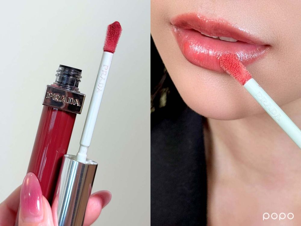 PRADA光凍唇釉上市洗版韓網！金泰梨同款色號全網瘋搶，一抹「果凍玻璃唇」秒完成、熱搜霸榜精品嘟唇王誕生！-19