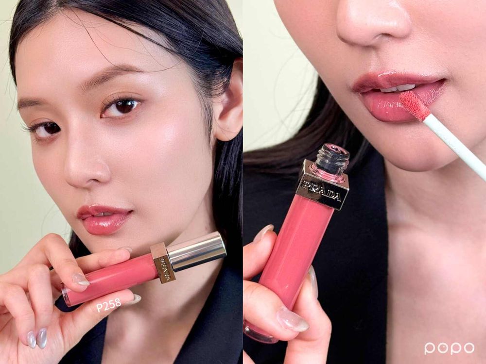 PRADA光凍唇釉上市洗版韓網！金泰梨同款色號全網瘋搶，一抹「果凍玻璃唇」秒完成、熱搜霸榜精品嘟唇王誕生！-18