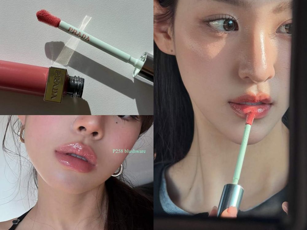 PRADA光凍唇釉上市洗版韓網！金泰梨同款色號全網瘋搶，一抹「果凍玻璃唇」秒完成、熱搜霸榜精品嘟唇王誕生！-15