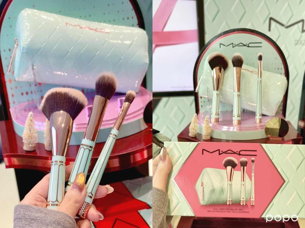 MAC極光薄荷聖誕彩妝太時髦！小紅書爆火「晶透唇油棒」、經典泰迪唇彩組，2025聖誕倒數月曆正貨滿滿、萬元有找！-13