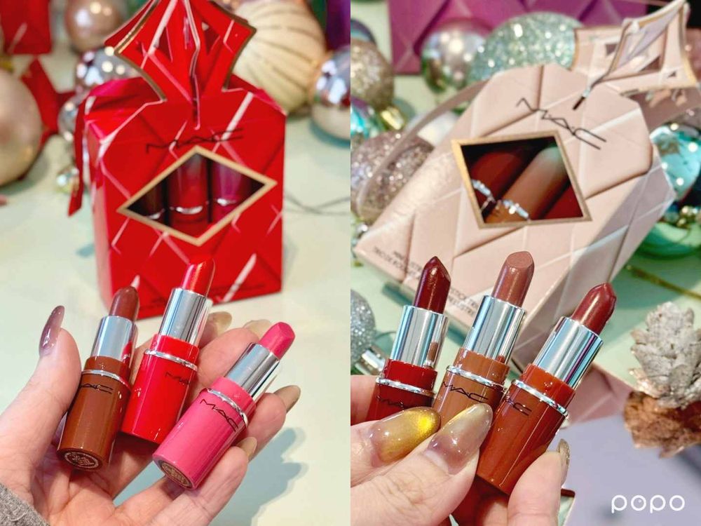 MAC極光薄荷聖誕彩妝太時髦！小紅書爆火「晶透唇油棒」、經典泰迪唇彩組，2025聖誕倒數月曆正貨滿滿、萬元有找！-14